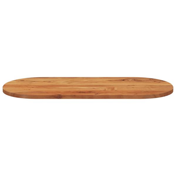 vidaXL Table Top 90x40x3.8 cm Oval Solid Wood Acacia