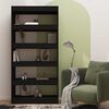 vidaXL Book Cabinet/Room Divider Black 80x30x166 cm Engineered Wood