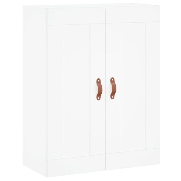 vidaXL Wall Mounted Cabinet White 69.5x34x90 cm Engineered Wood