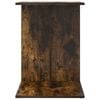 vidaXL Side Table Smoked Oak 45 x 40 x 62.5 cm Engineered Wood
