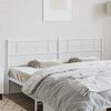 vidaXL Metal Replace Headboard White 180 cm