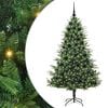 vidaXL Artificial Pre-lit Christmas Tree with Ball Set Green 180 cm