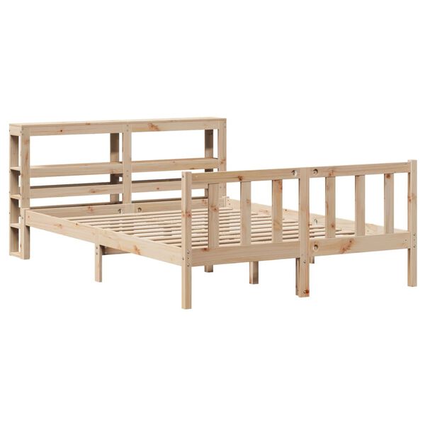 vidaXL Bed Frame without Mattress 120x200 cm Solid Wood Pine