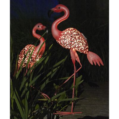 Luxform Solar LED Deco Garden Light Flamingo Pink 30111