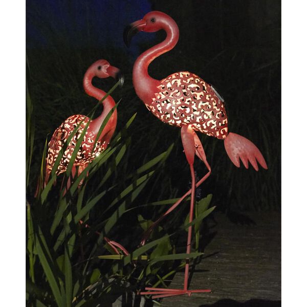 Luxform Solar LED Deco Garden Light Flamingo Pink 30111