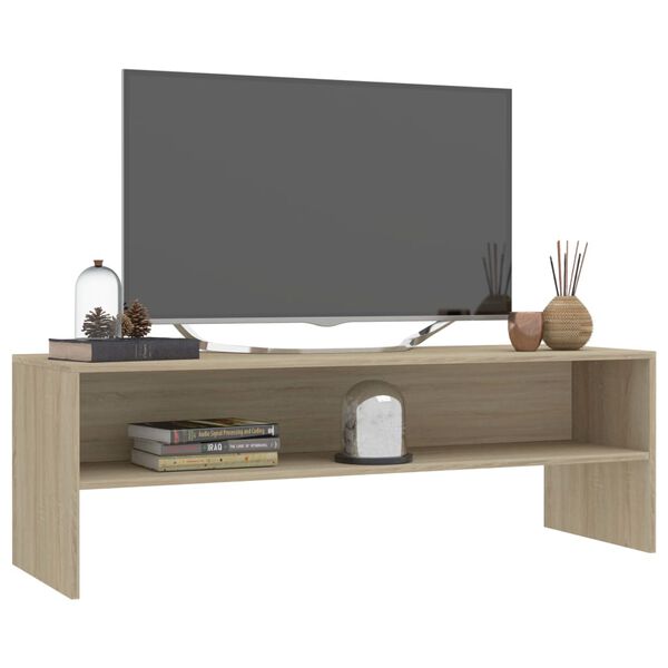 vidaXL TV Cabinet Sonoma Oak 120x40x40 cm Engineered Wood