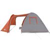 vidaXL Family Tent Dome 6-Person Orange Waterproof
