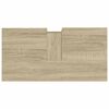 vidaXL Bathroom Cabinet Sonoma Oak 65x33x60 cm Engineered Wood