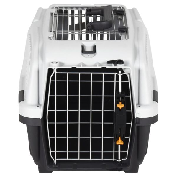 vidaXL Pet Carrier with Metal Door 48x31.5x31 cm Polypropylene