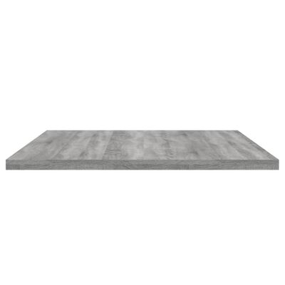 vidaXL Wall Shelves 4 pcs Grey Sonoma 80x40x1.5 cm Engineered Wood