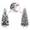 vidaXL Artificial Christmas Tree with 150 LEDs with Stand White 150 cm