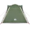vidaXL Camping Tent 4-Person Green Quick Release Waterproof