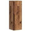 vidaXL Plant Stand Old Wood 33x33x100 cm Engineered Wood