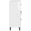 vidaXL Sideboard High Gloss White 69.5x34x90 cm Engineered Wood