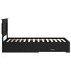vidaXL Bed Frame with Drawer with Headboard Manual Engineered Wood