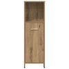 vidaXL 4 Piece Bathroom Furniture Set Artisan Oak Engineered Wood