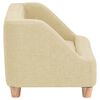 vidaXL Dog Sofa Cream 95x63x39 cm Linen