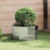 vidaXL Planter Silver 60 x 60 x 35 cm Stainless Steel