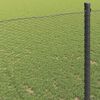 vidaXL Hexagon Fence Grey 1.4 x 50 m Steel
