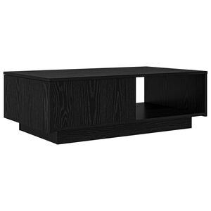 vidaXL Coffee Table Black Oak 95 x 55 x 31 cm Engineered Wood