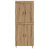 vidaXL Highboard 2 pcs Artisan Oak Engineered Wood