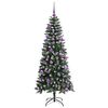 vidaXL Artificial Christmas Tree with 150 LEDs with Stand Green 150 cm