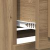vidaXL Sideboards with Drawer 3 pcs Artisan Oak 70 x 35.5 x 67.5 cm