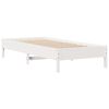 vidaXL Bookcase Bed without Mattress White 75x190 cm Small Single Solid Wood Pine