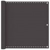vidaXL Balcony Screen Anthracite 120 x 700 cm HDPE and Aluminium