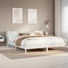 vidaXL Bookcase Bed without Mattress White 200x200 cm Solid Wood Pine