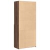 vidaXL Highboard Brown Oak 80x42.5x185 cm Engineered Wood