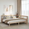 vidaXL Bookcase Bed without Mattress 180x200 cm Solid Wood Pine