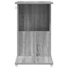 vidaXL Side Table Grey Sonoma 40 x 35 x 60 cm Engineered Wood