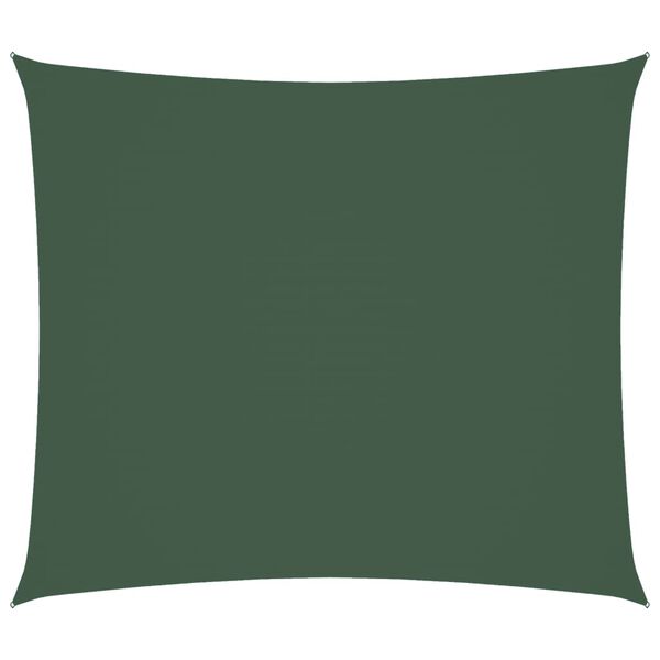 vidaXL Sunshade Sail Oxford Fabric Rectangular 2x2.5 m Dark Green