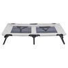 TRIXIE Dog Lounger 79x19x50 cm Grey and Black