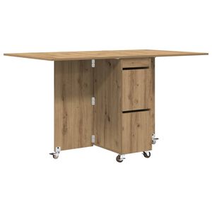 vidaXL Dinning Table 140 x 80 x 77 cm Engineered Wood Artisan Oak