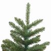 vidaXL Artificial Hinged Christmas Tree Green 210 cm PVC and Steel