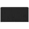 vidaXL TV Cabinet Black Oak 80x30x41 cm Engineered Wood