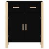 vidaXL Sideboard Black 62x38x75 cm Engineered Wood