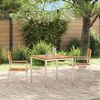 vidaXL Garden Chair 2 pcs Oil Natural Solid Teak Wood