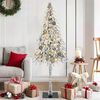 vidaXL Christmas Tree with 150 LEDs White 150 cm PE and Steel