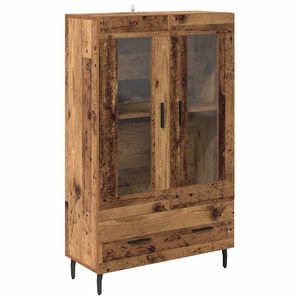 vidaXL Highboard Old Wood 69.5 x 31 x 115 cm Engineered Wood