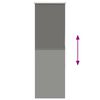 vidaXL Roller Blind Blackout Grey 40x175 cm Fabric Width 35.7 cm Polyester