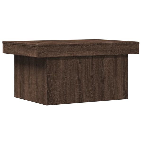 vidaXL Coffee Table Brown Oak 80x55x40 cm Engineered Wood