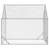 vidaXL Chicken Cage Silver 200x170x177cm Galvanised Steel
