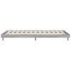 vidaXL Bed Frame without Mattress Grey Sonoma 90x190 cm Single Engineered Wood
