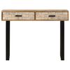 vidaXL Console Table 100x30x75 cm Solid Mango Wood