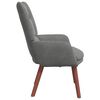 vidaXL Armchair Dark Grey 63 x 67 x 94 cm Velvet