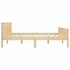 vidaXL Bed Frame without Mattress Solid Wood Pine 200x200 cm