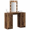 vidaXL Dressing Table Brown 102 x 33 x 135 cm Engineered Wood
